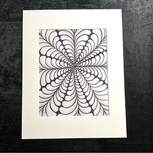 NEW ORIGINAL SIGNED ARTWORK INK DRAWING ON PAPER - Picture 5 of 12